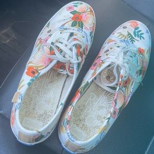 Keds x Rifle Paper Co Champion Sneakers Size 7.5 Womens